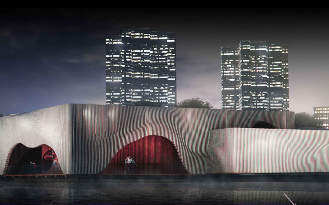 Floating Theatre, Berlin, Germany. Competitive project