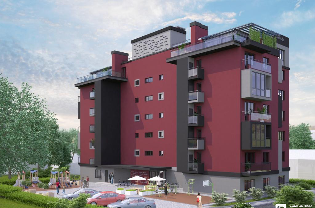 Active construction of residential complex Camilfo in Lviv region