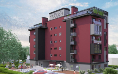Active construction of residential complex Camilfo in Lviv region